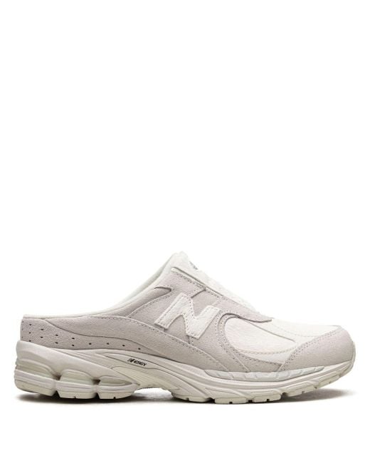New Balance White 2002R Mule Sea Salt Sneakers