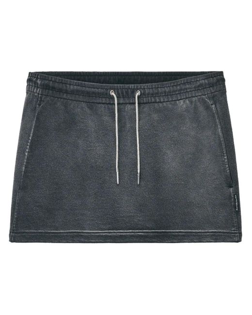 Alexander Wang ドローストリング ミニスカート Black