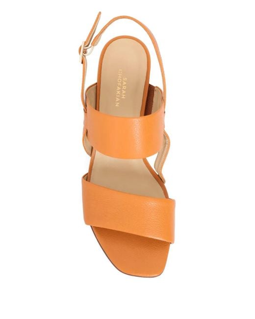 Sarah Chofakian Brown Laura Sandalen 50mm