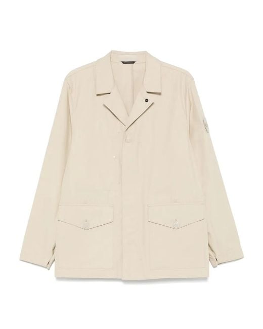 Stone Island Natural 'Ghost' Blazer for men