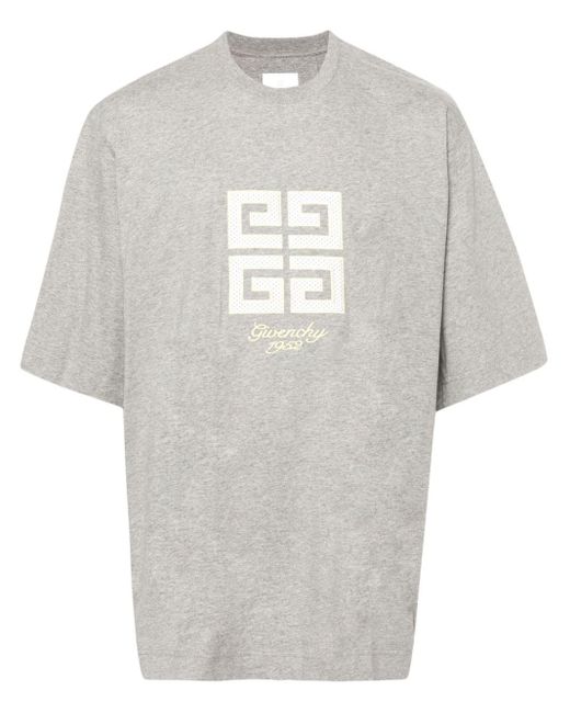 Givenchy T-shirt Met Print in het Gray voor heren