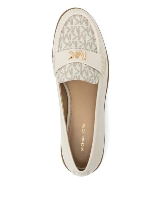 Michael Kors Natural Lex Loafer mit Logo