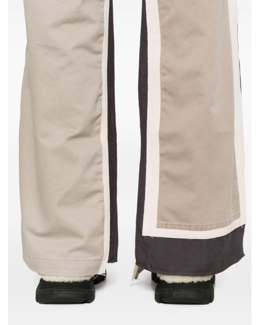 Pantalones con detalle de capas Needles de hombre de color Natural