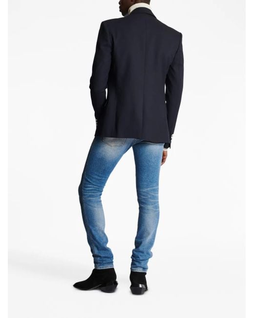 Balmain Blue Blazers for men