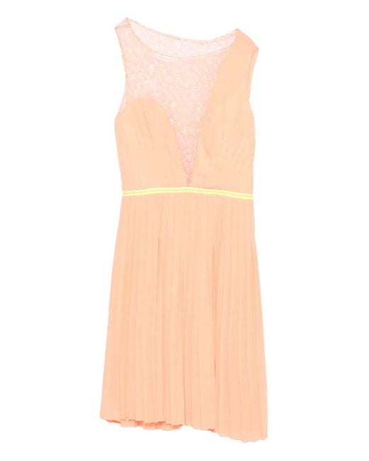 Gemy Maalouf レースインサート ミニドレス Pink