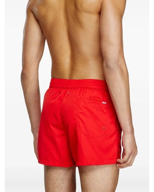 DIESEL Red Mario-34-D-Core Swim Shorts for men