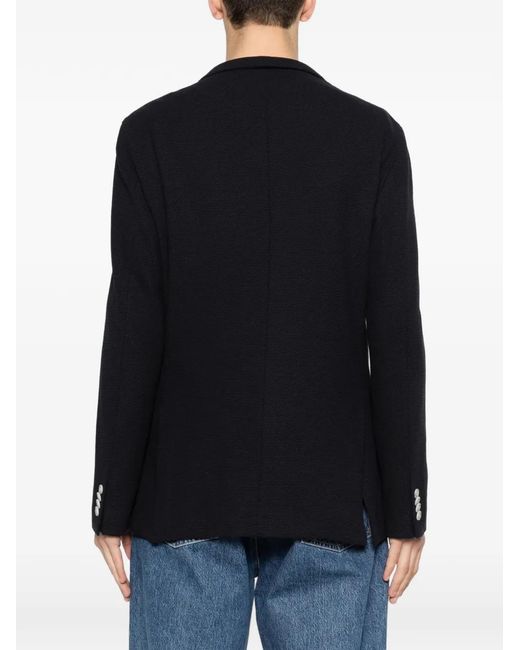Boss Black Double-Breasted Cotton Blazer for men
