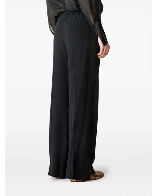 Forte_forte Black Side-Split Palazzo Pants
