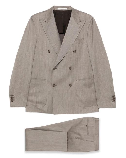 メンズ Tagliatore ダブルスーツ Gray