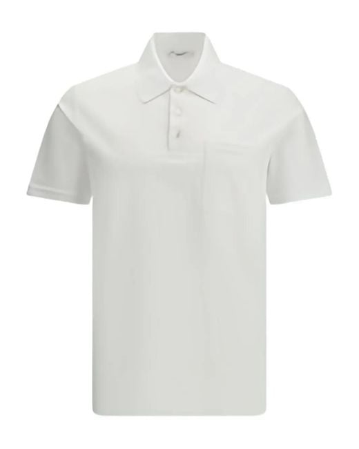 Polo À Logo Imprimé Givenchy pour homme en coloris White