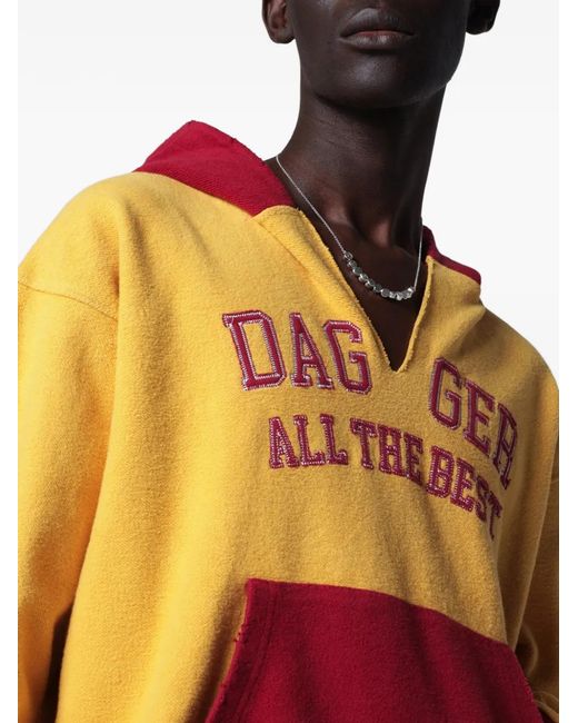 Sudadera Varsity Blues Con Capucha DAGGER de hombre de color Yellow