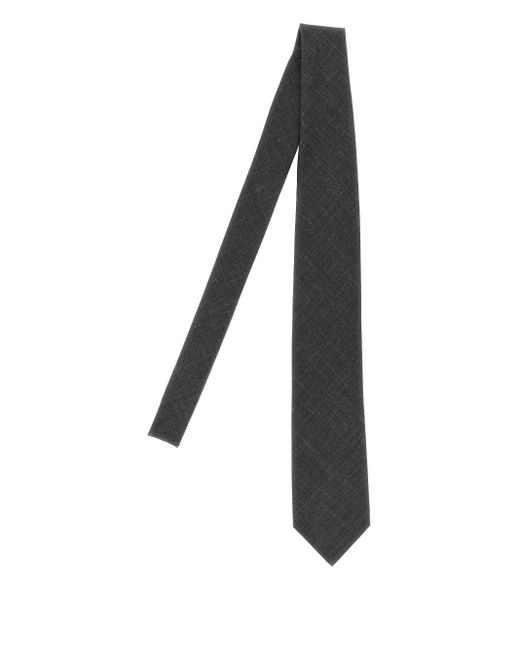 Brioni Texturierte Krawatte in Black für Herren