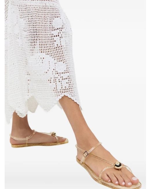 Loeffler Randall White Dana Sandals
