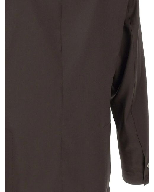 Barba Napoli Black Wool Blazer for men