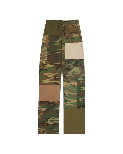 GALLERY DEPT. Green Pantalon À Imprimé Camouflage