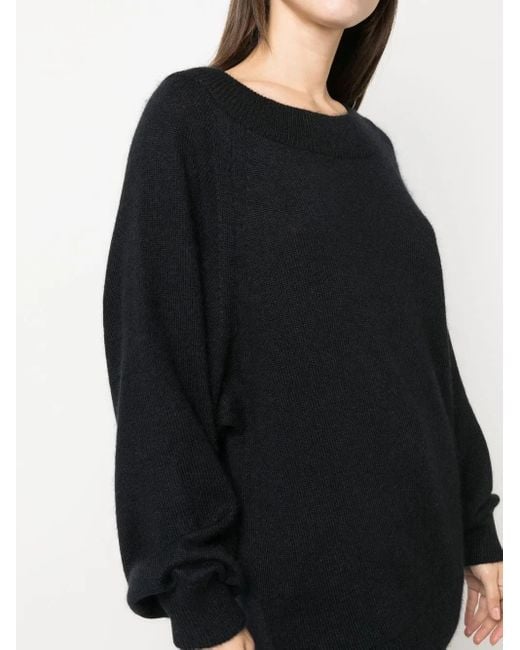 Tom Ford Black Ribbed-Knit Round Neck Jumper