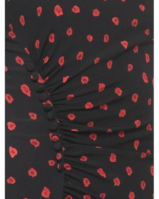 Mar De Margaritas Black Kristel Midi Dress