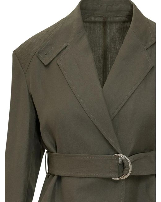 Seafarer Green Belted Jacket