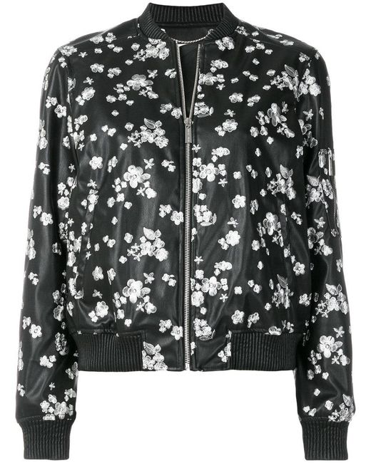 michael kors floral jacket