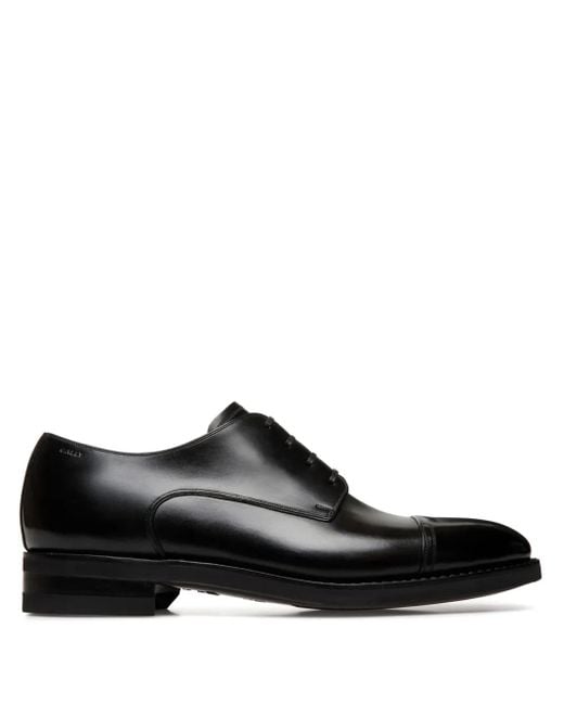 Bally Black Scribe Un Derby Shoes for men