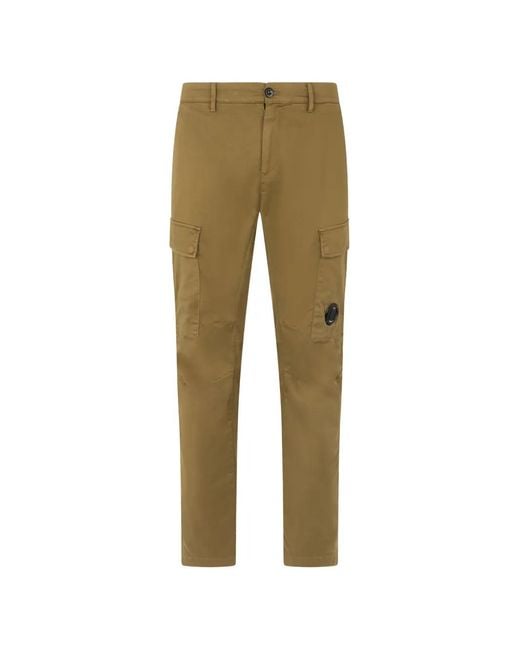 C P Company Natural Pantalon Slim À Poches Cargo for men