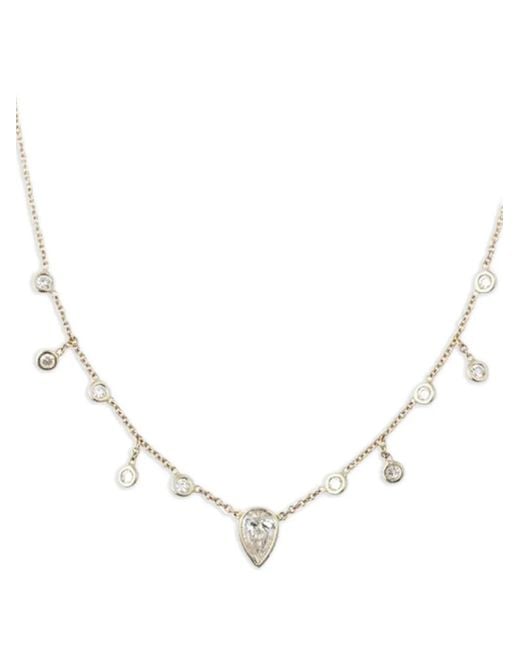 Jacquie Aiche Natural 14K Teardrop Diamond Shaker Necklace