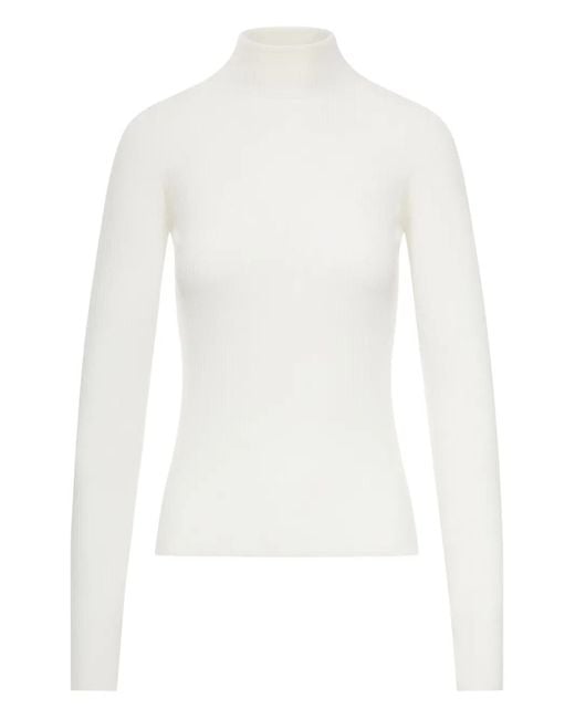 Sportmax White Niagara Wool Sweater