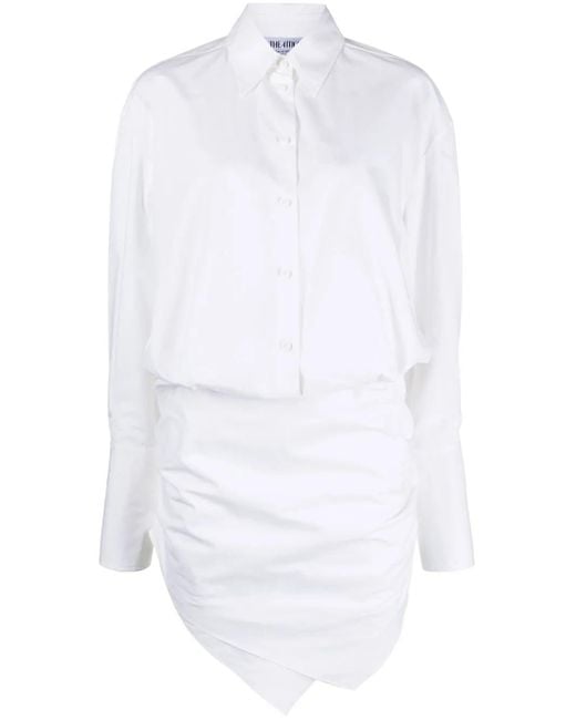 The Attico White 'chemisier' Dress