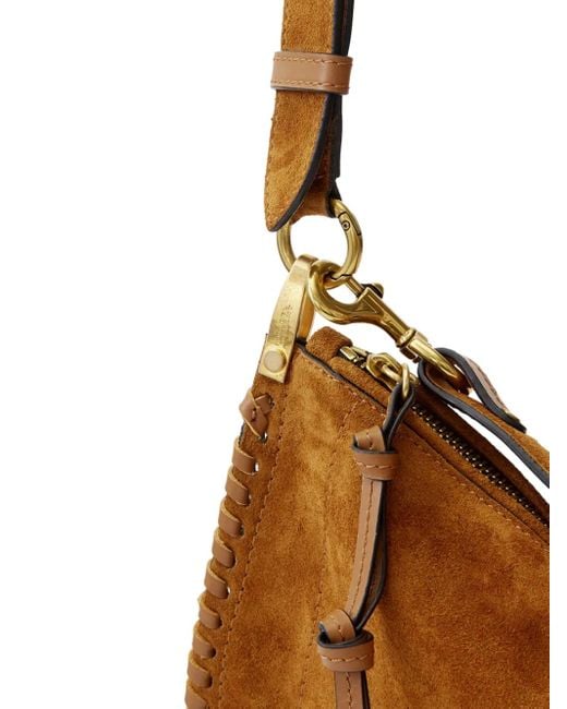 Isabel Marant Brown Oskan Zipped Cross Body Bag