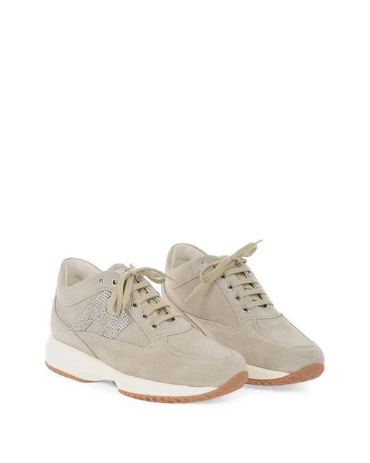 Hogan White Interactive Sneakers