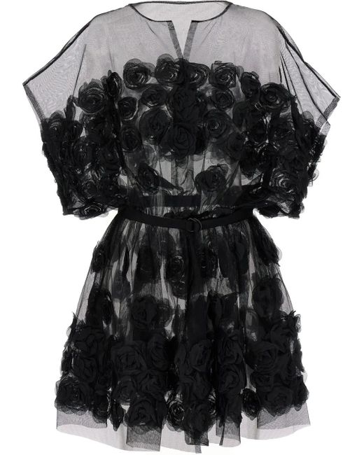 Norma Kamali Black Super Os Minikleid