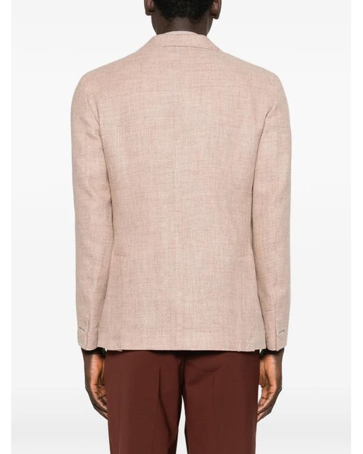 Eleventy Natural Single-Breasted Blazer for men