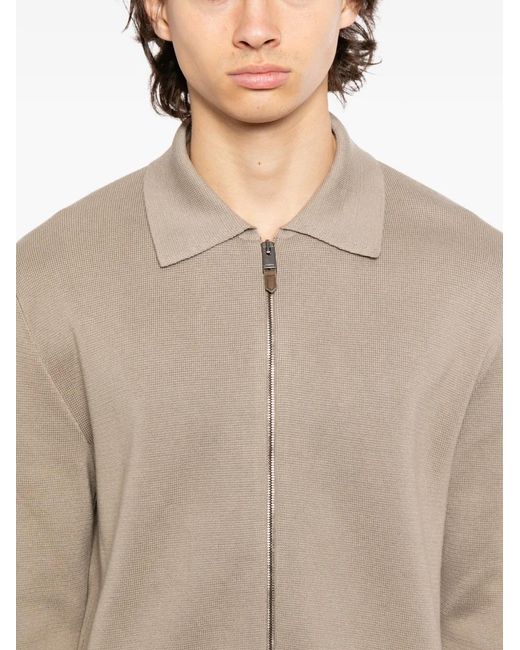 Canali Natural Collared Jacket for men