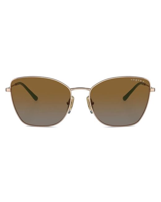 Vogue Eyewear Zonnebril Met Cat-Eye Montuur in het Brown