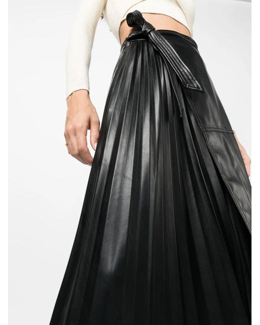 Jonathan Simkhai High Waist Rok in het Black