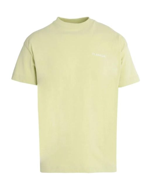 flâneur T-Shirt mit Logo in Yellow für Herren