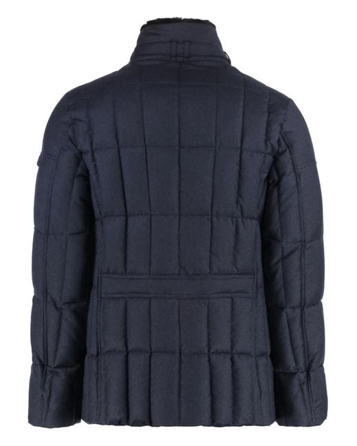 Moorer Blue Siro Down Jacket for men