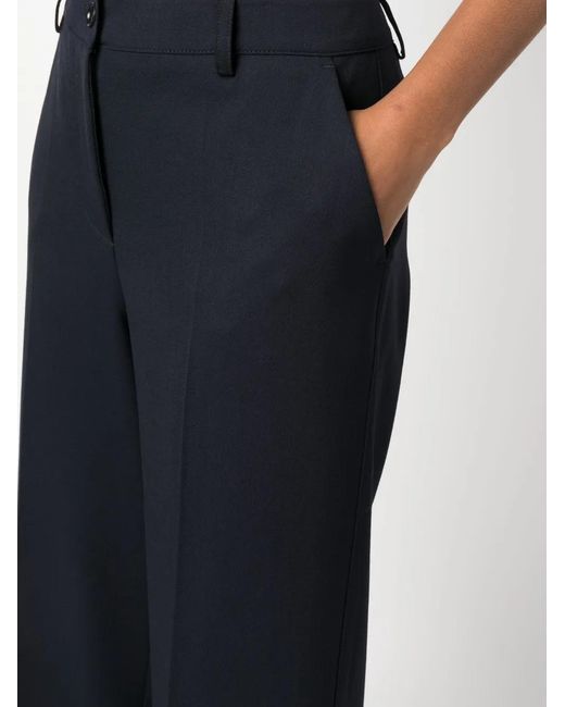 P.A.R.O.S.H. Blue Liliuxy Tailored Trousers