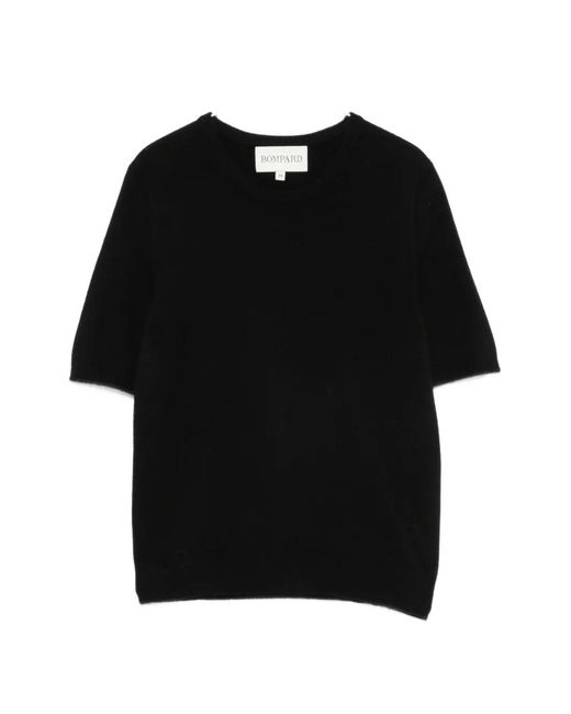Bompard Black Short-Sleeve Top