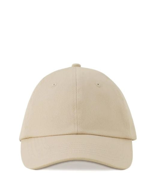 Lanvin Natural Logo-Patch Cap for men