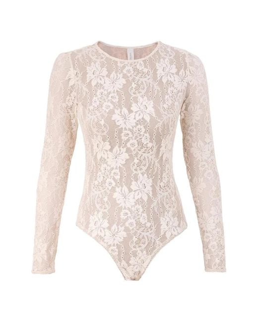 Zimmermann White Lace Bodysuit