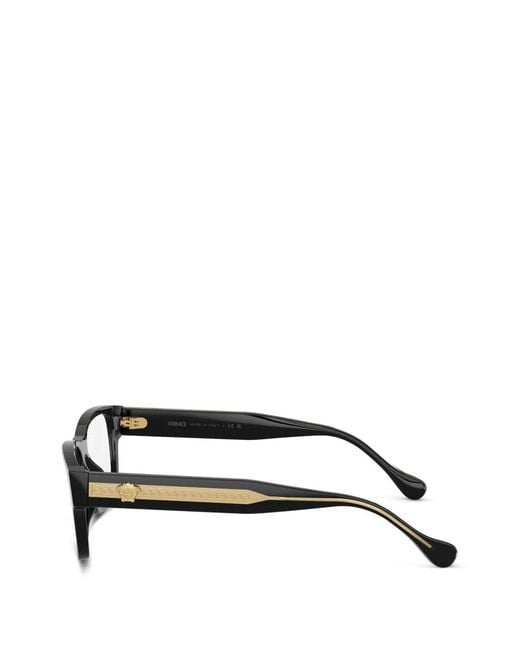 Versace Black Rectangle Frame
