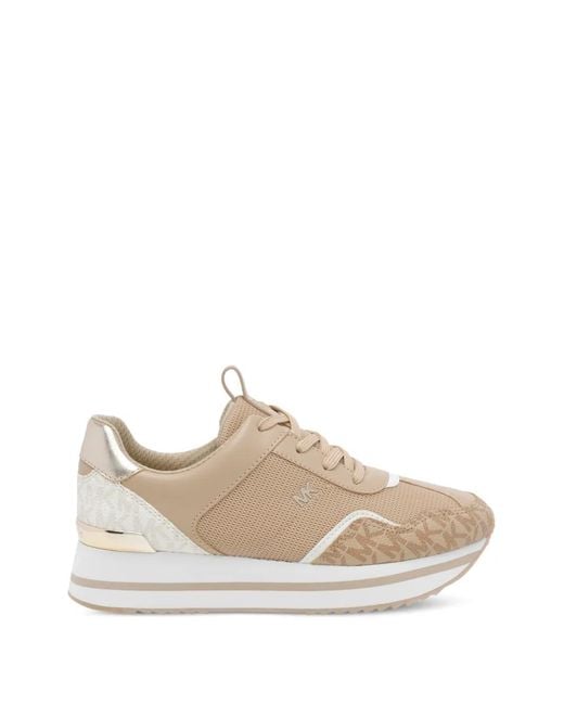 MICHAEL Michael Kors White Baskets Raina À Logo Imprimé