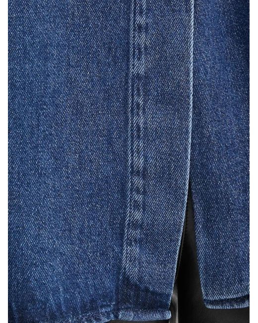 Won Hundred Blue Jeanshemd Mit Knopfverschluss