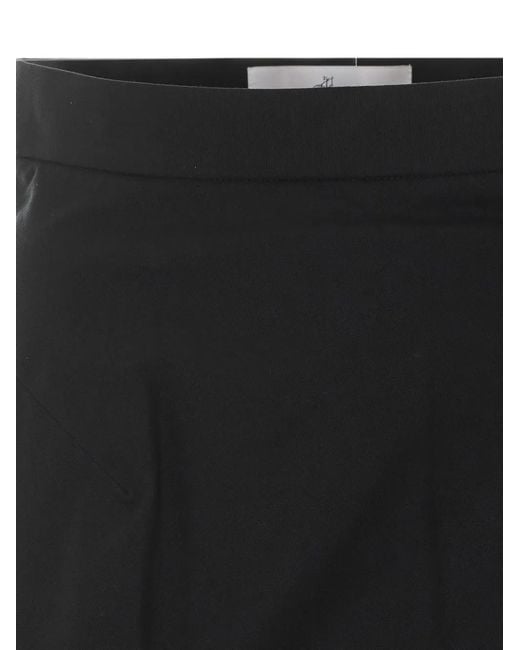 Vivienne Westwood Black Asymmetric-Hem Mini Skirt