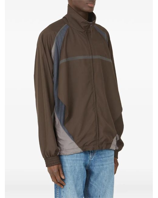 Maison Margiela Brown Zip-Up Lightweight Jacket for men