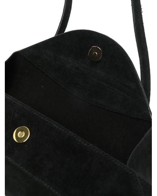 Yuzefi Black Oyster Shoulder Bag