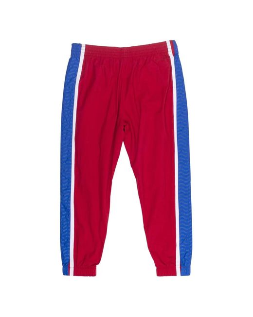 Mitchell & Ness Red Elasticated Drawstring Shorts for men