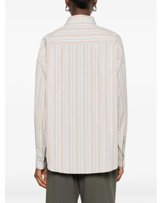6397 ストライプ シャツ White