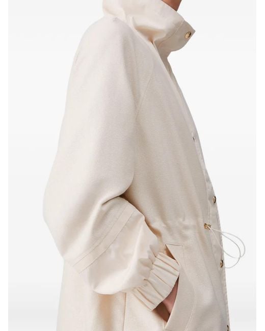 Chaqueta Con Cintura Con Cordones Liu Jo de color Natural